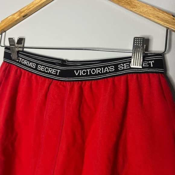 Victoria’s Secret Red High Wiasted Boxer Shorts with Zipper Sides Medium - Picture 4 of 6
